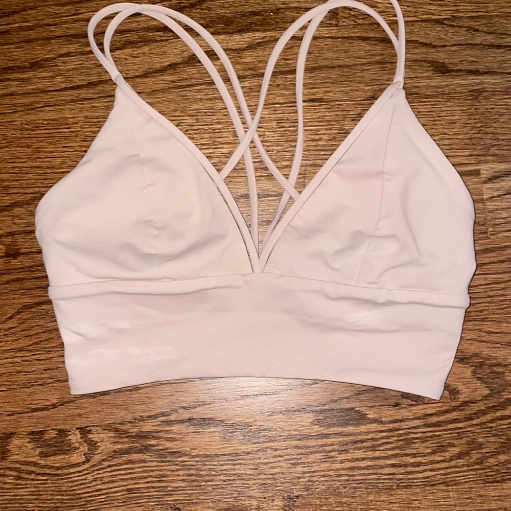 Light pink Lululemon Sports Bra